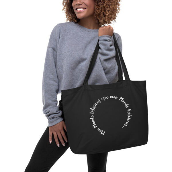 Tote Bag Bio "Mon Monde Intérieur crée mon Monde Extérieur"