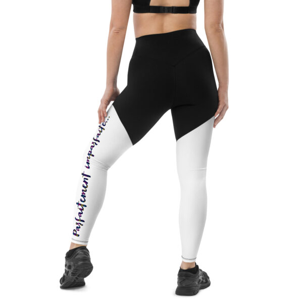 Legging de sport "Parfaitement imparfaite..." – Image 3